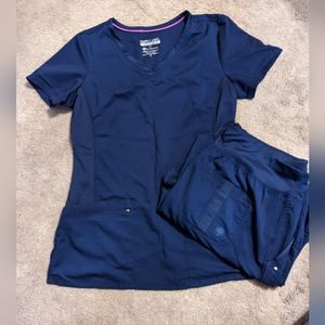 Healing Hands Purple Label Yoga scrub set